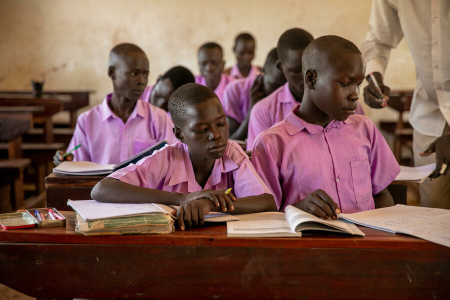 Students in a class