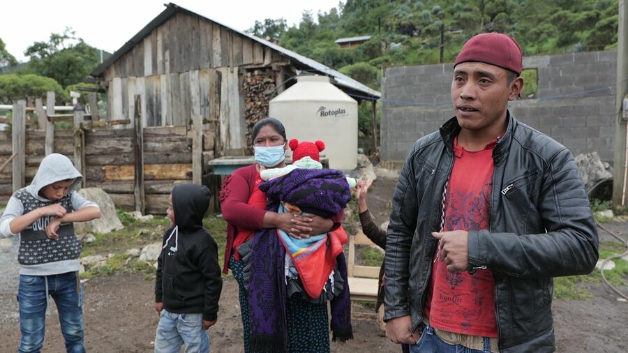 Farmers like Felipe Cox struggle to put food on the table for their families and are often pushed into migration. Photo: WFP/Jonathan Dumont