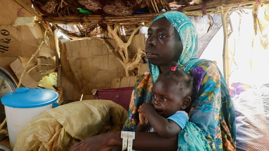 Sudanese refugee Hiba from West Darfur, Chad, survived hunger and deadly violence that has swept her homeland. Photo: WFP/Marie-Helena Laurent