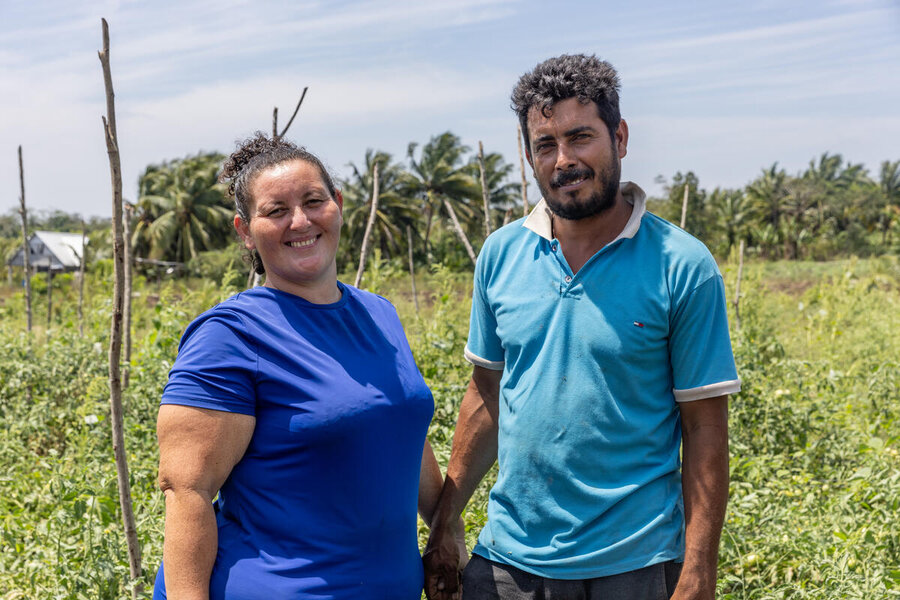 A farming couple in Cayo province in Belize