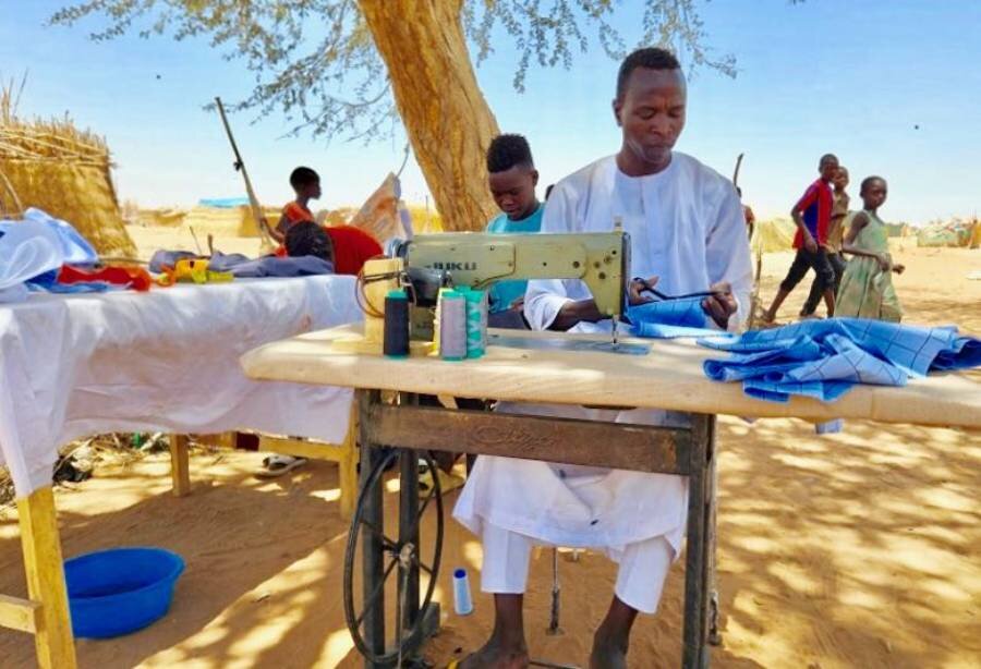 Over the past two decades, Taylor Ahmat has sought refuge in Chad twice because of fighting in his native Sudan. Photo: WFP/Djaounsede Madjiangar