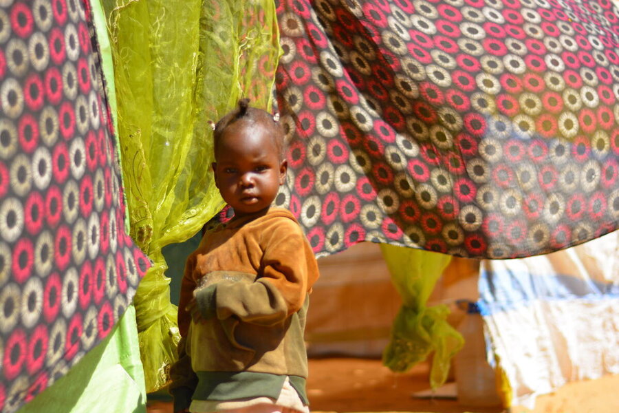 Child in Zamzam camp. Photo: WFP/Mohamed Galal