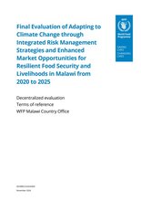 Malawi, Integrated risk management and climate services (2020-2025): Evaluation 