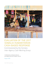 Somalia, Humanitarian Cash-Based Response (2017): Joint Evaluation