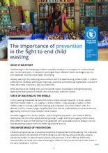 The importance of prevention in the fight to end child wasting