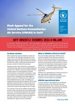 WFP UNHAS Flash appeal - Haiti. February 2025