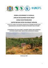 Environmental and social impact assessment report for activating climate-smart agricultural livelihoods in Somalia