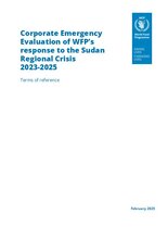 Evaluation of WFP’s Corporate Emergency Response to the Sudan Regional Crisis