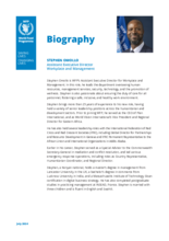 Biography - Assistant Executive Director for Workplace and Management, Stephen Omollo
