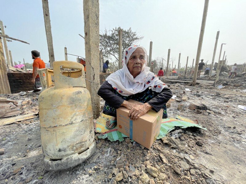 After The Fire Wfp Assists Rohingya Refugees In Bangladesh World Food Programme