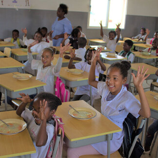 School Feeding in Humpata Municipality, Huila province, Angola. 